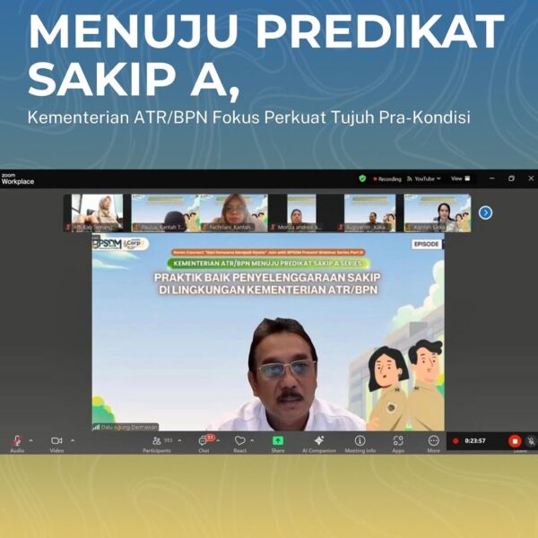 Kementerian ATR/BPN Fokus Perkuat Tujuh Pra-Kondisi