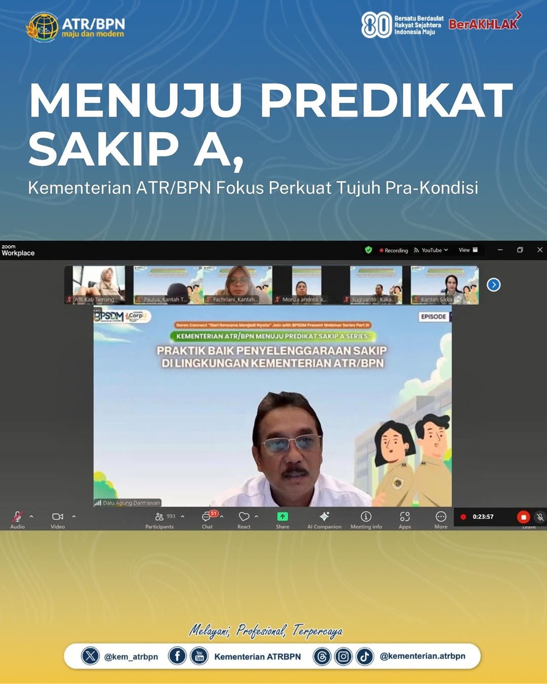 Kementerian ATR/BPN Fokus Perkuat Tujuh Pra-Kondisi